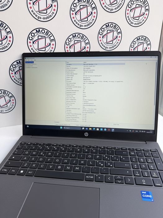 Laptop HP 250G10 - i7 1355U - 32GB/512GB - Intel Iris X - Nou/Garantie