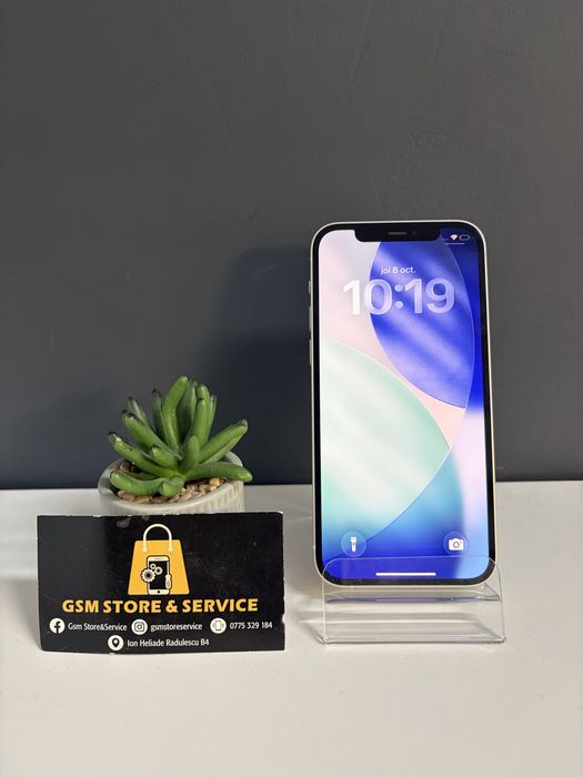 Iphone 12 64Gb White Ca Nou 2 Ani Garantie Gsm Store&Service