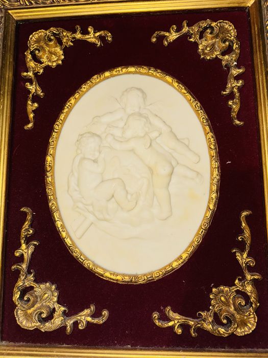 Tablou Biggs and Sons London alabastru cu catifea Stil Baroque