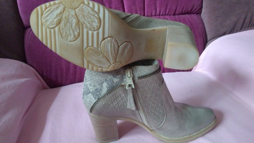 Botine elegante de lux piele MJUS marimea 37-37,5