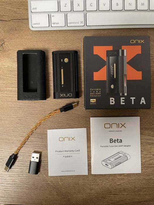 Портативный ламповый ЦАП/Усилитель ONIX Beta XI2 (+ кожаный чехол)