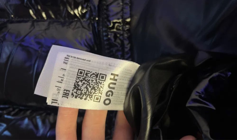 Geaca Hugo puffer - geaca cu puf natural de gasca