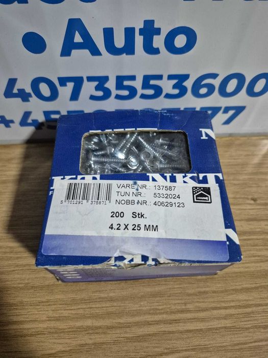 nkt forante metal - 4.2x25 mm - 200 buc/cutie - lot 10-25-15