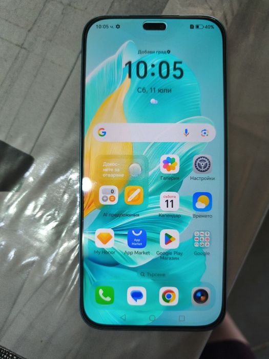Мобилен телефон Honor 200 Lite, 8GB+256GB, 6.7, 4500 mAh, син