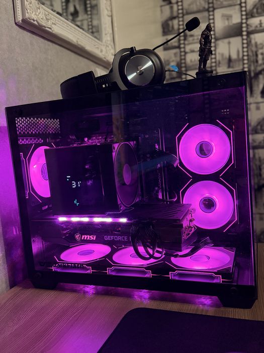 Геймърски компютър – i7-14700KF / RTX 3070 / 32GB RAM / Wi-Fi