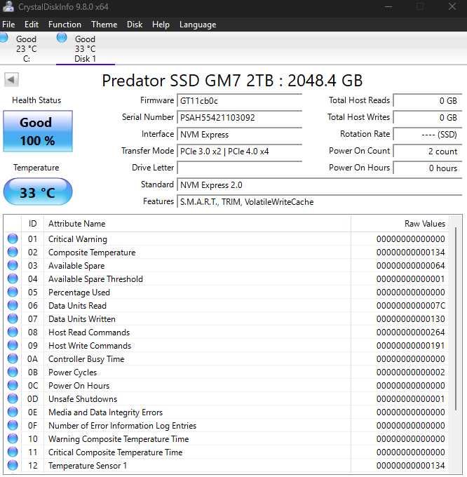 SSD NVME M.2 Различен модел 256-2TB