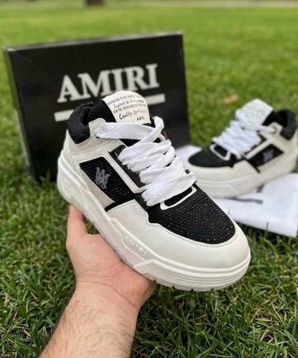 Adidasi Amiri MA1 Mesh Glitter Pietre - Full Box