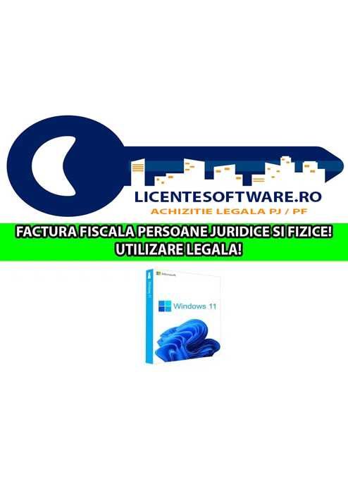 Licente 100% Retail: Windows 11 PRO / Home - FACTURA PJ/PF!