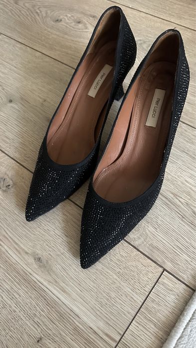 Туфли женские с блестками