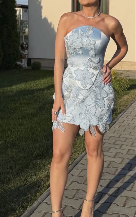 rochie nunta - corset + fusta xs Superba