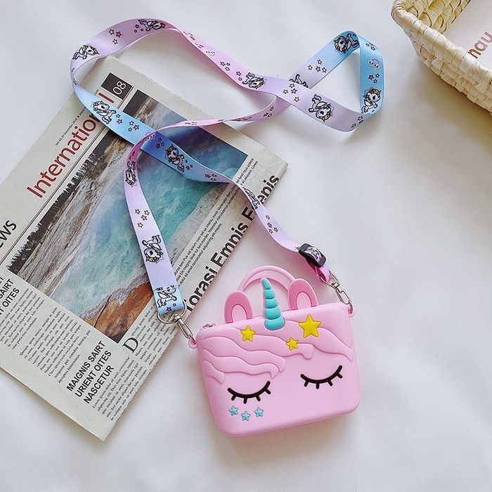 Силиконовая сумка единорог, кошка