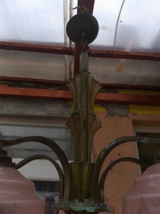 Candelabru din bronz ardeco