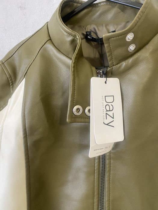 DAZY детско яке еко кожа късо