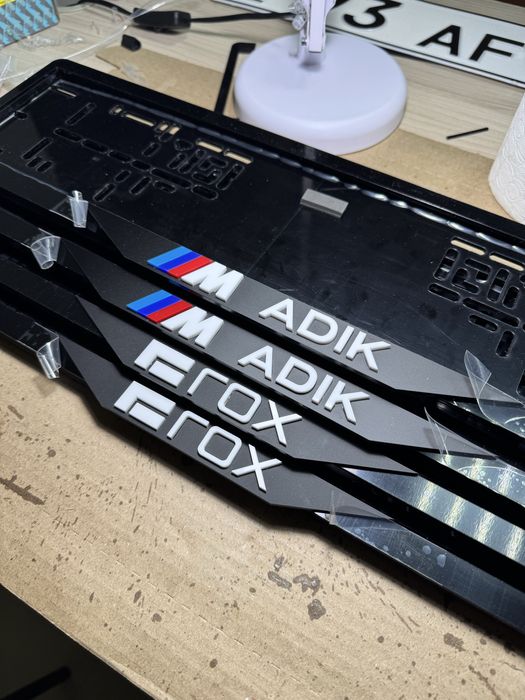 Изготовление именных авторамок