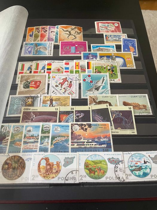 Colectie 500 Timbre Romanesti (1950-1990) + Bancnote Eclipsa