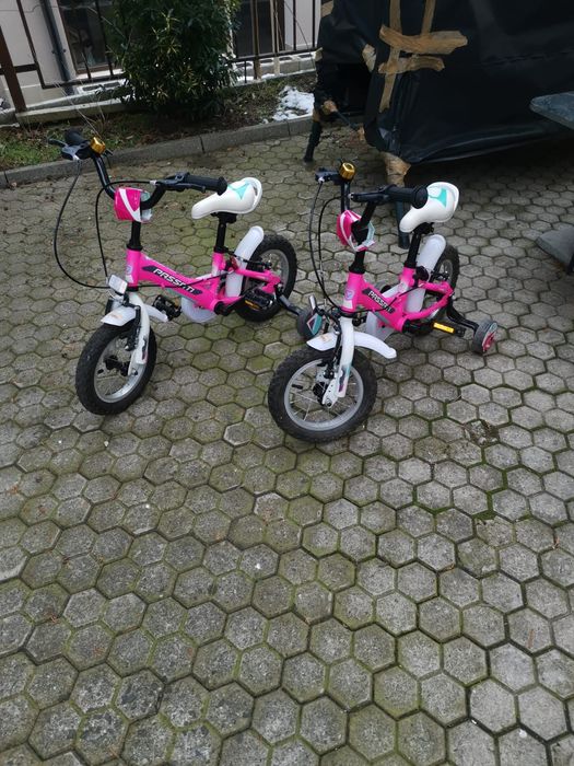 Детско колело розово