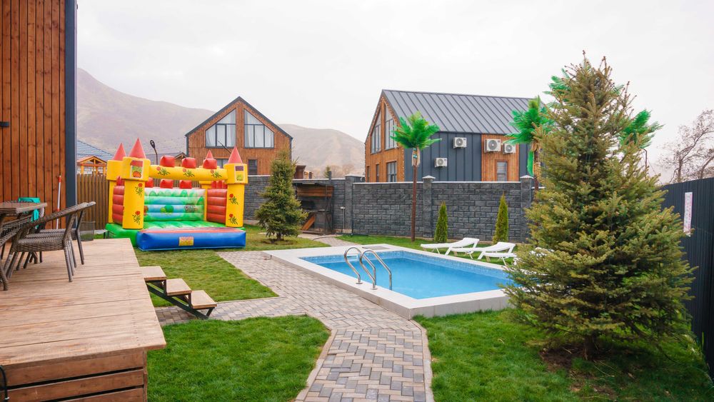 Снять дом с баней посуточно — ЧИСТО, БРОНЬ Бассейн| Мангальная зона