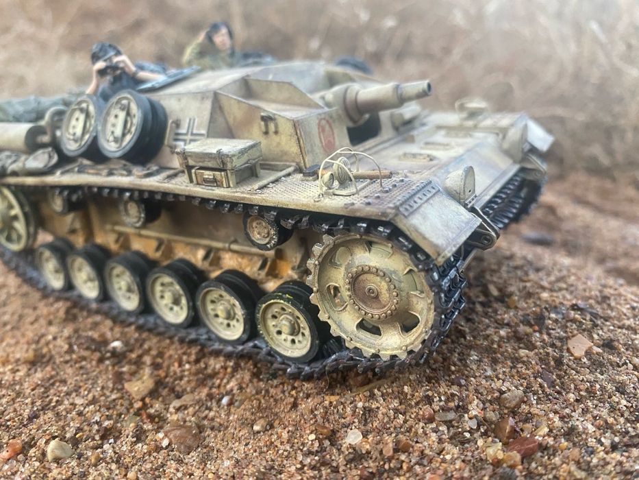 Модель штуг 3,Африканский корпус 35 масштаб