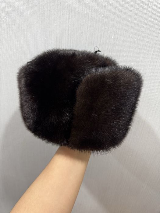 Норка шапка мужская