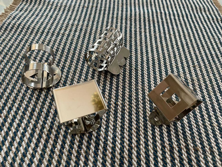 set inele Memphis Design pt servet servetel servit masa rare  BODUM