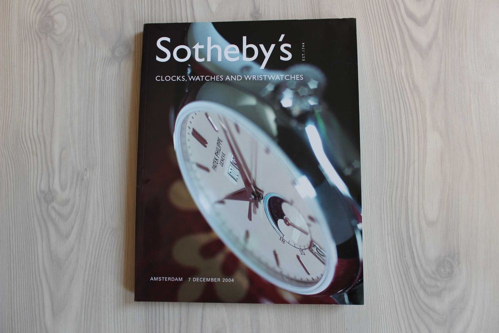 SOTHEBY'S Amsterdam, London, cataloage ceasuri de colectie, 2004