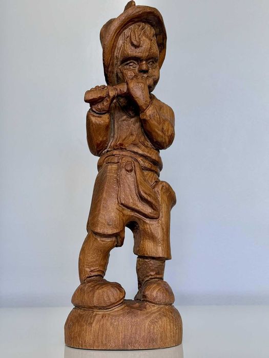 Винтидж фигурка дърворезба