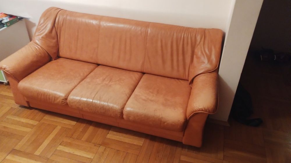 Диван естествена кожа, функция сън