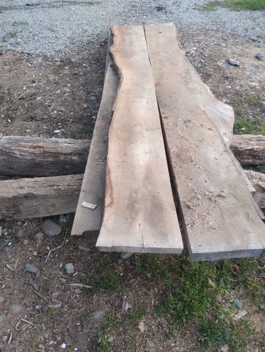 Lemn de nuc,blat de 5 cm,poște