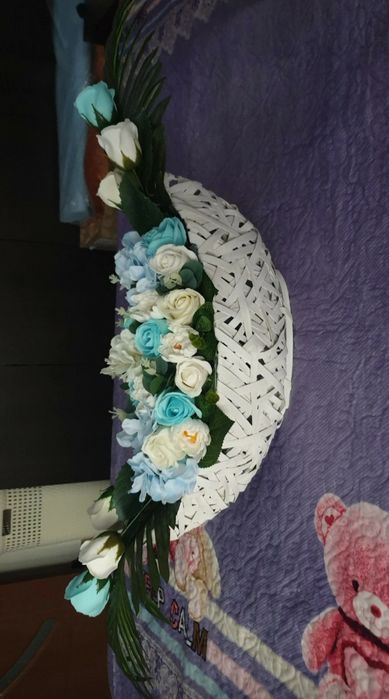 Aranjament flori sapun