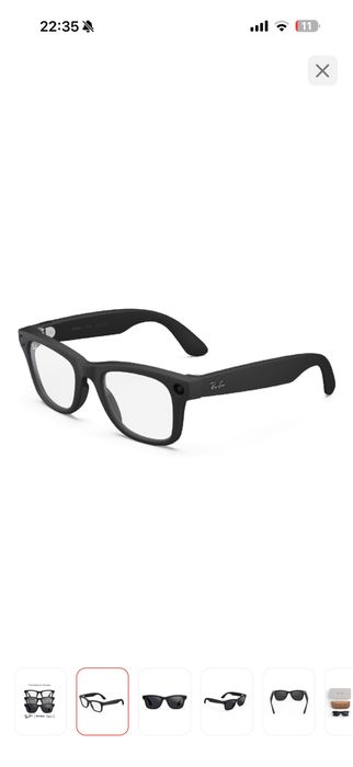 Смарт-очки Ray-Ban Meta Wayfarer Gen 2