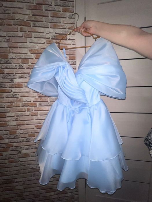 Коктейльное платье из органзы