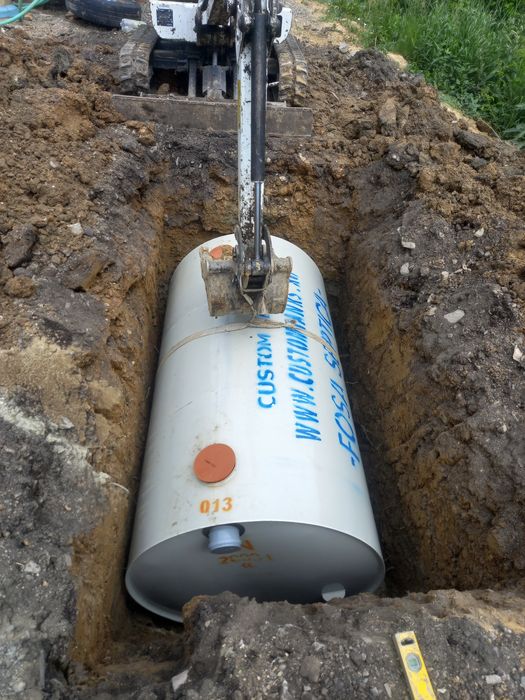 Montaj.  Fose septice ecologice din polipropilena