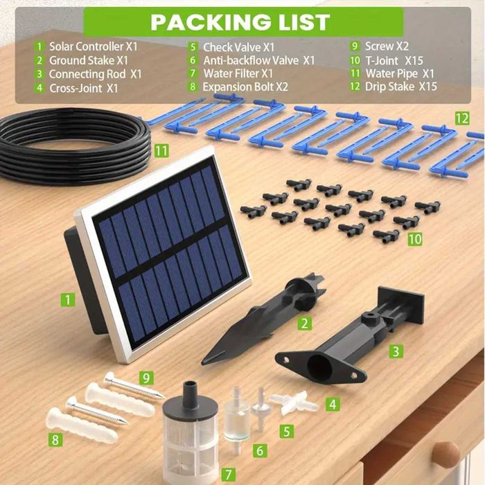 Соларен комплект за капково напояване RAINTPOINT