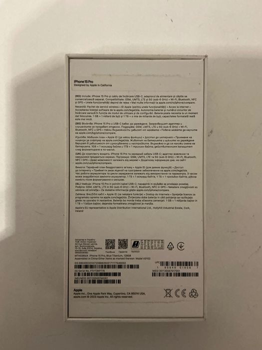 iPhone 15 Pro 128GB Blue