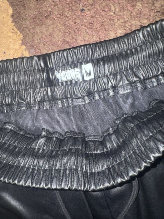 Pantaloni Piele Young rich white