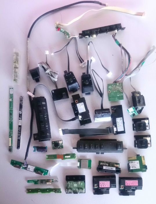 Placă de bază TV, smartTV, sursa, T-conn, butoane, senzori, barete LED