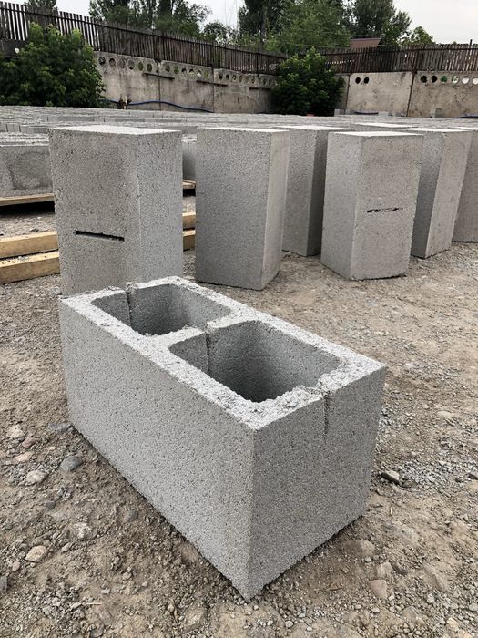 Сплитерные блоки (пескаблок) 39х19х19