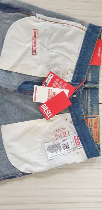 Diesel 2019 D - Struct Slim Made Italy / 33 НОВО! ОРИГИНАЛ Мъжки Дънки