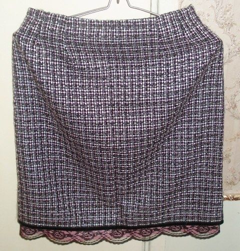 Твидовая двойка костюм юбка