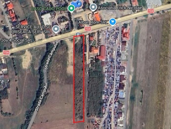 Teren intravilan în Priseaca (Târgoviște) - 5.000 m2