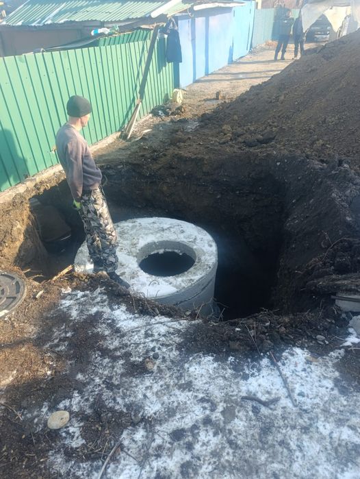 Выгребная яма под ключь