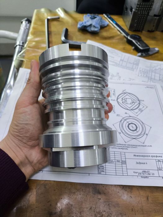 Токарные, фрезерные работы.3D принтер. Гидрообрезная резка. электроэро