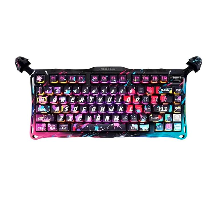 ; Клавиатура Gravastar Mercury V75 Pro (Neon Graffiti) Magnetic Switch