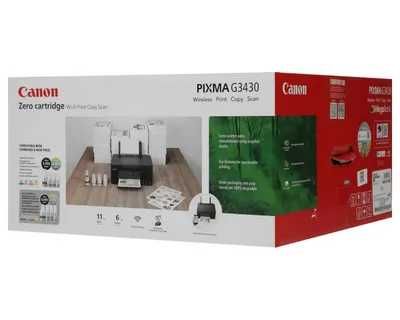 Принтер Canon Pixma G3430 в масле новый в коробке МФУ 3в1  без головок