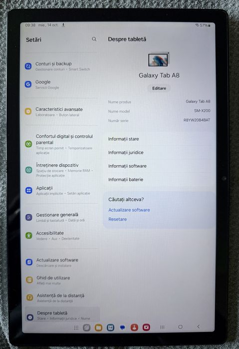 Tabletă Samsung Galaxy Tab A8 (SM-X200) 32GB, 3GB RAM