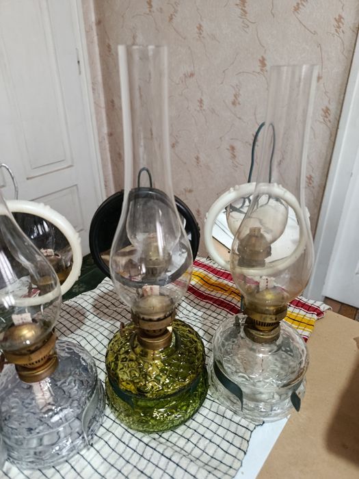 Стари газени лампи - 4 броя