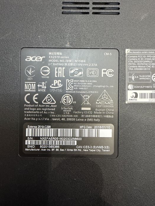 Ноутбук ACER в хорошем состоянии