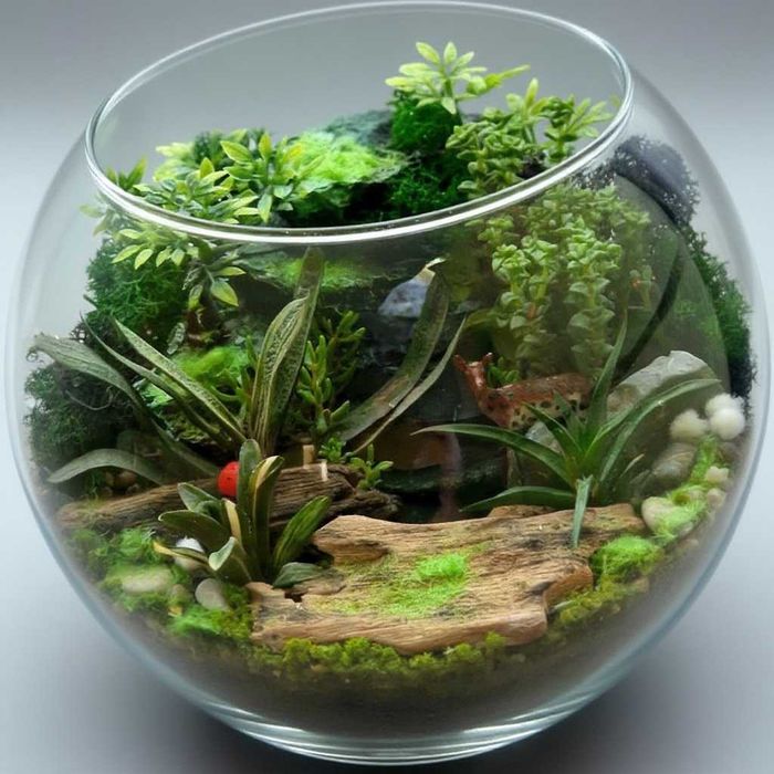 Суккуленты, флорариумы, композиции