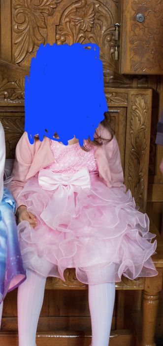 Rochie elegantă fete între 4-6 ani