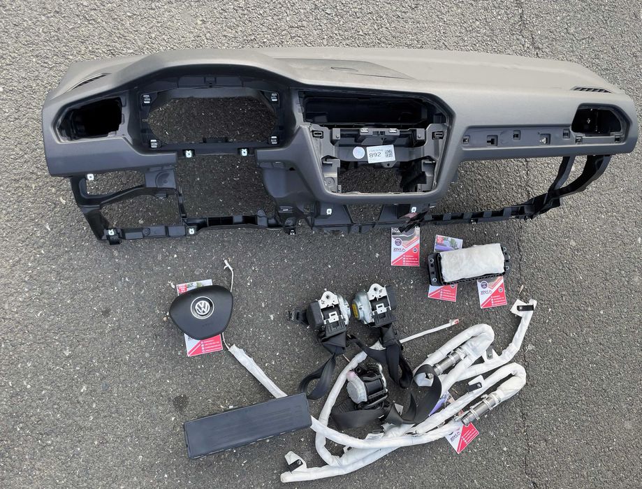 VW Tiguan 5na kit airbag volan pasager plansa de bord set centuri